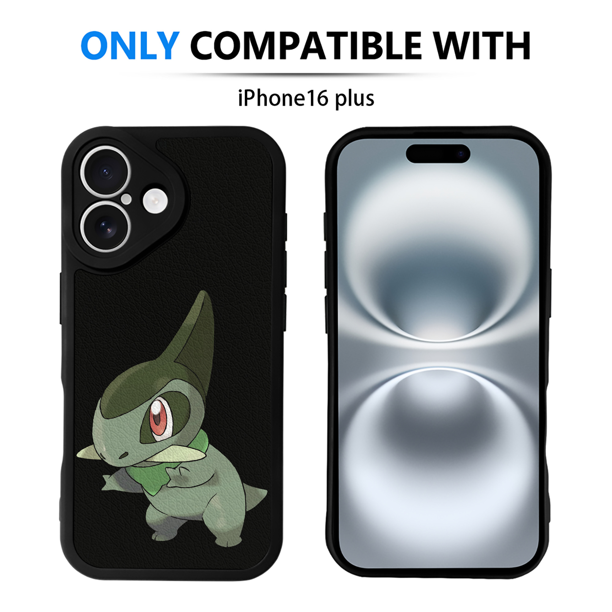 （画像用） ポケットモンスター Pokémon 【iPhone 16シリーズ対応】シリコンスマホケース（レザー調） 材質：シリコン